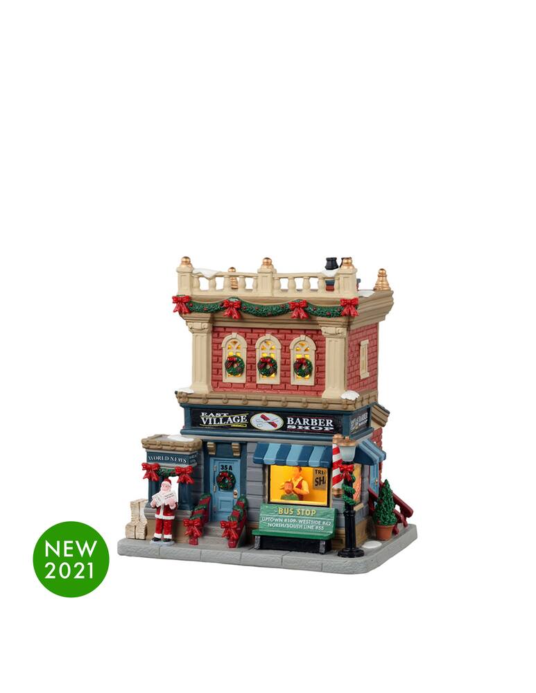 rinascente Lemax East Village Barber Shop Caddington Village