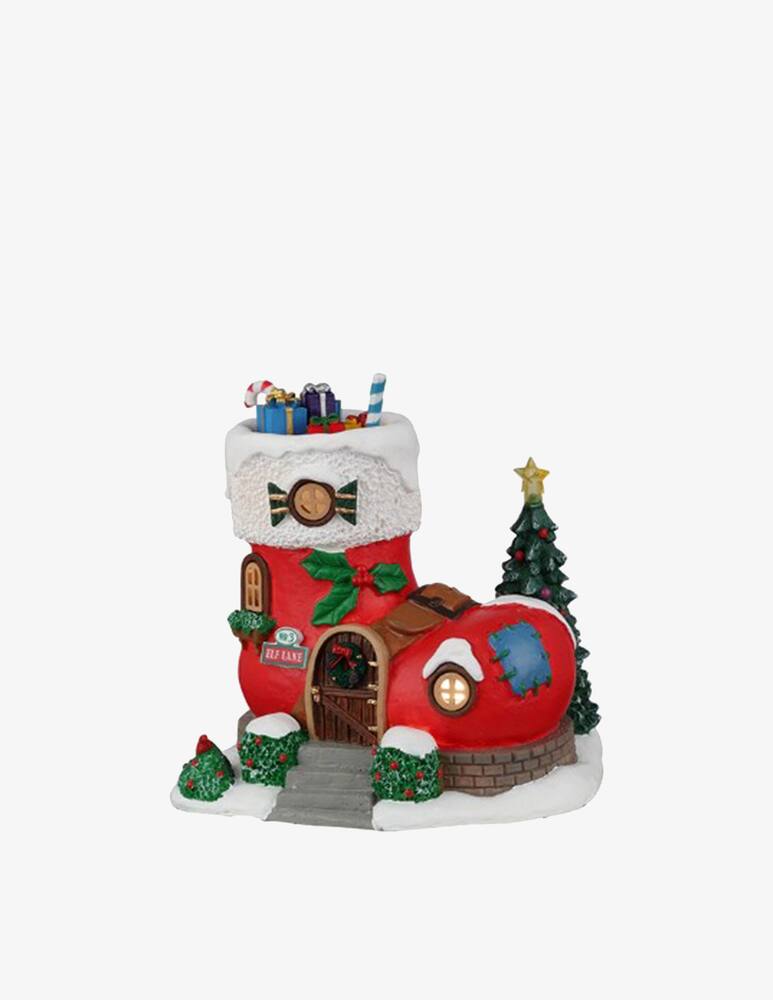 rinascente Lemax No. 3 Elf Lane Casa dell'Elfo Santa's Wonderland