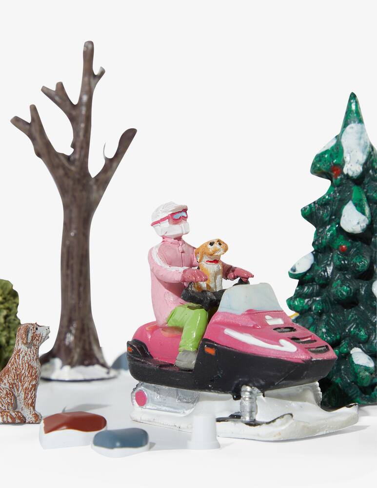 rinascente Lemax Snowmobile Fun   4,5V Vail Village - Multicolor