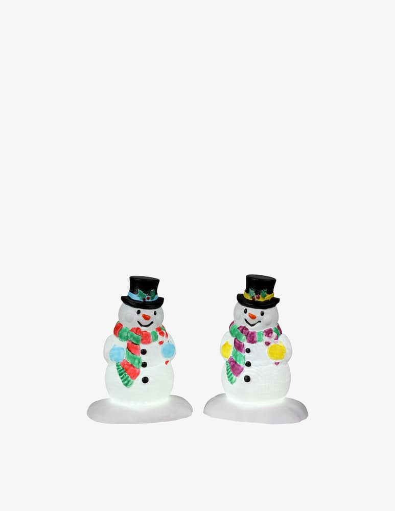 Lemax Holly Hat Snowman Set Of 2 4,5V General Products - picture 1 Lemax Holly Hat Snowman Set Of 2 4,5V General Products - picture 1