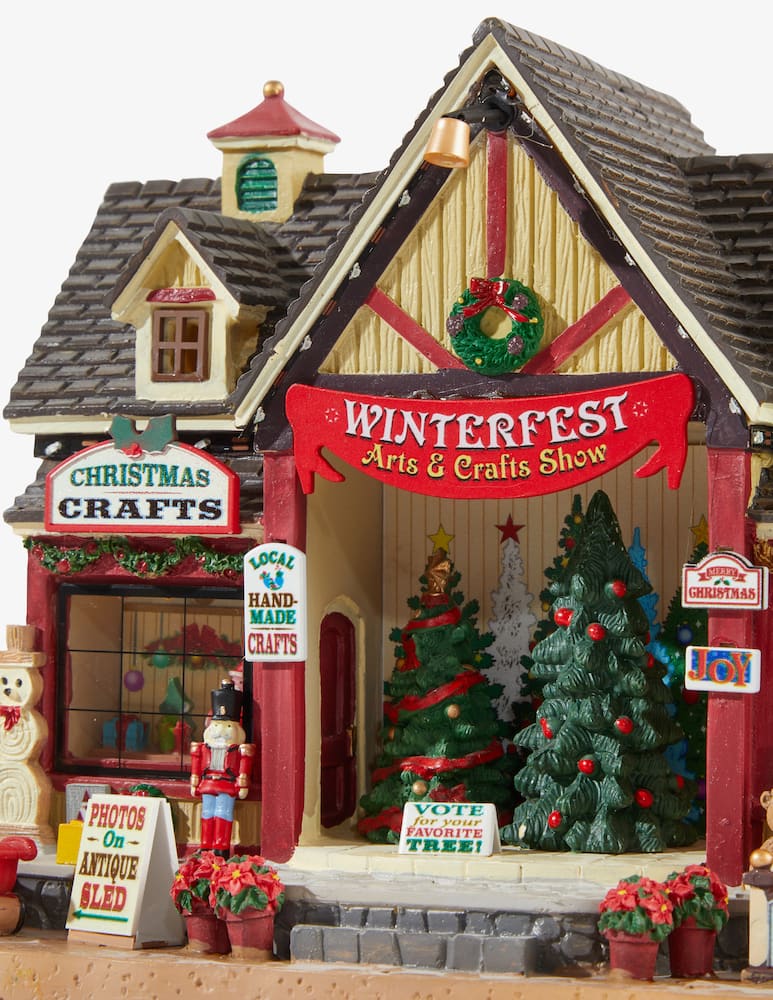 rinascente Lemax Winterfest Arte E Artigianato adat. 4,5V Caddington Village - Multicolor