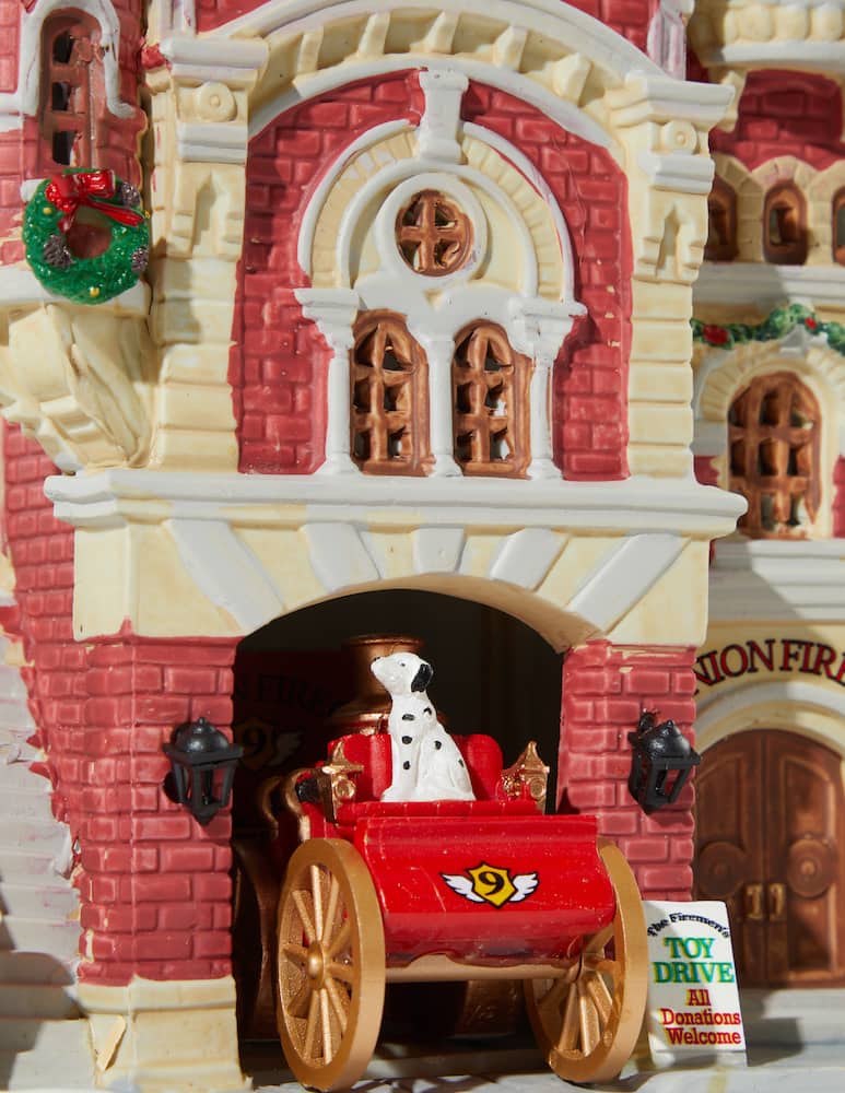 rinascente Lemax Union Fire  Caddington Village - Multicolor