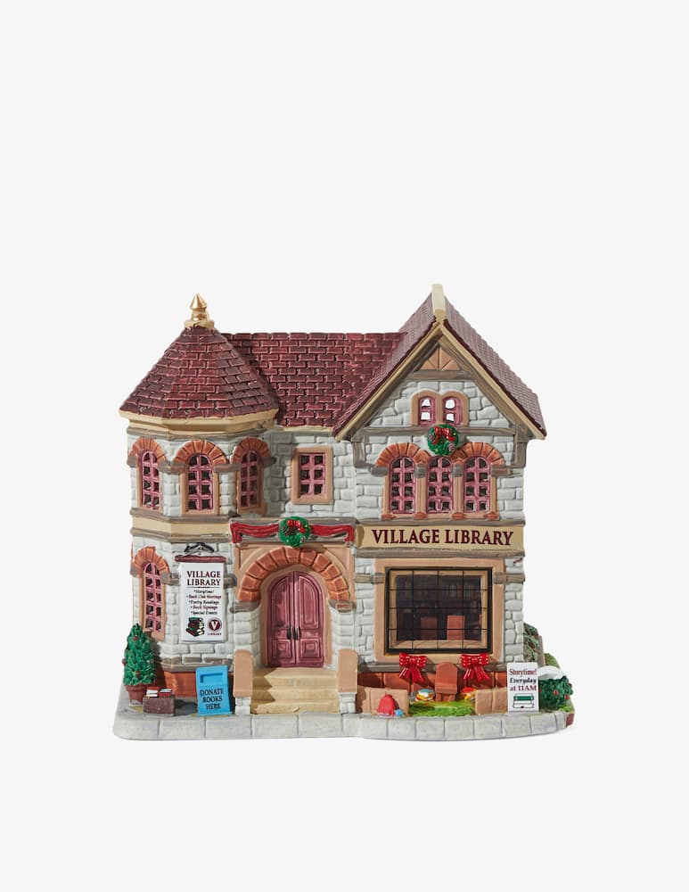 Lemax La Biblioteca Del Villaggio Caddington Village - immagine 1