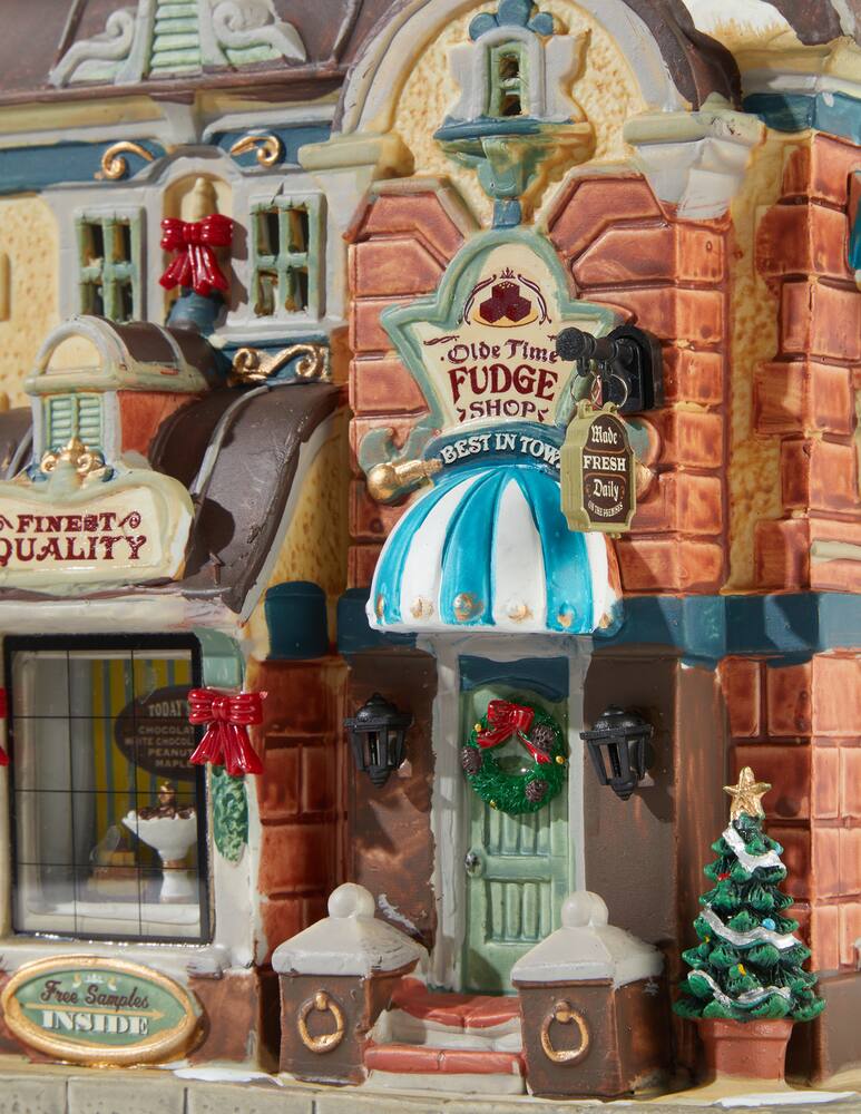 rinascente Lemax Olde Time Negozio di caramelle Caddington Village - Multicolor