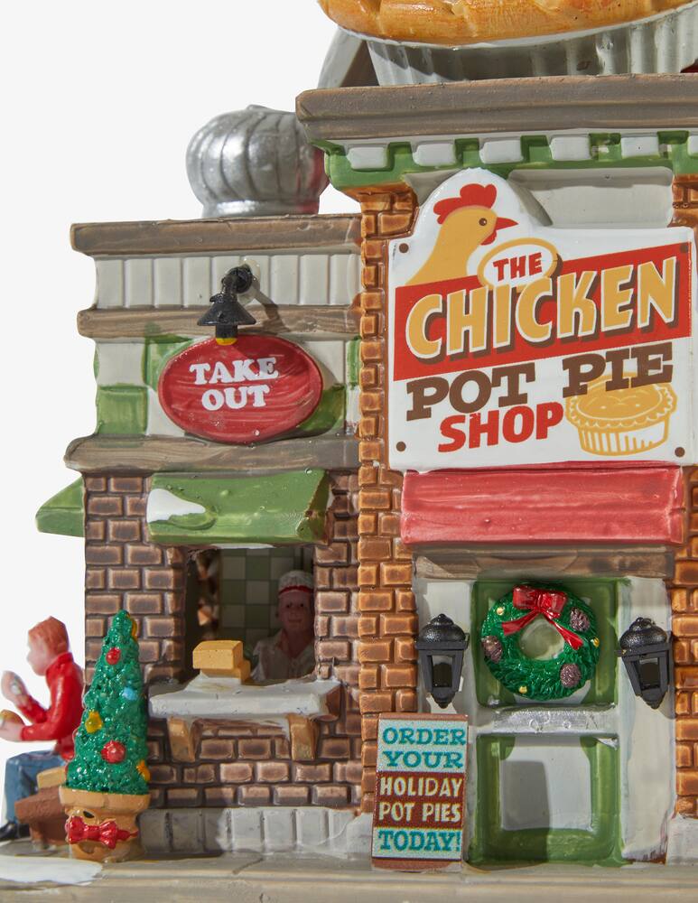 rinascente Lemax The Chicken Pot Pie Shop Led Harvest Crossing - Multicolor