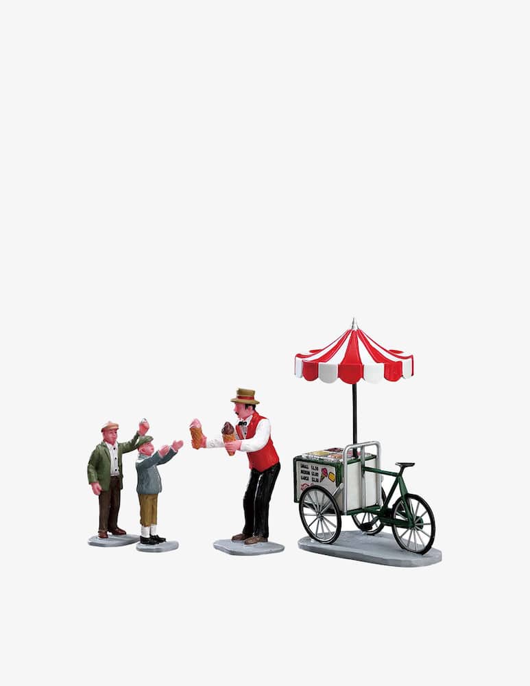 Lemax Gelato Cart Set 4 Caddington Village - immagine 1 Lemax Gelato Cart Set 4 Caddington Village - immagine 1