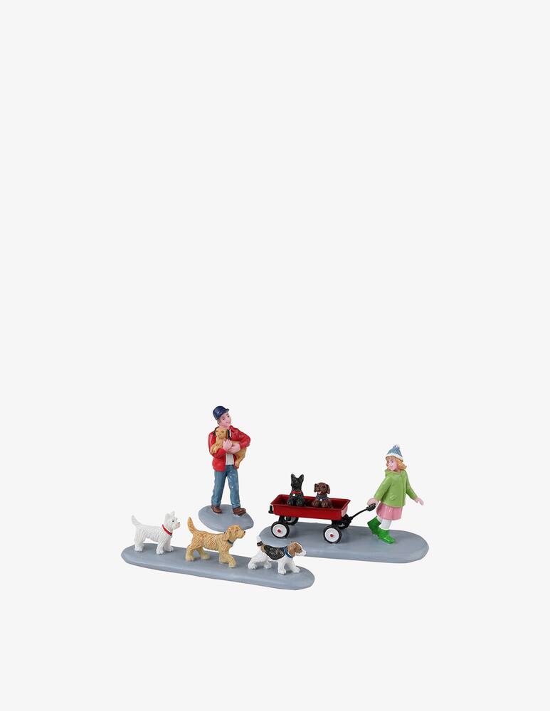 rinascente Lemax Puppy Parade Set 3pz General