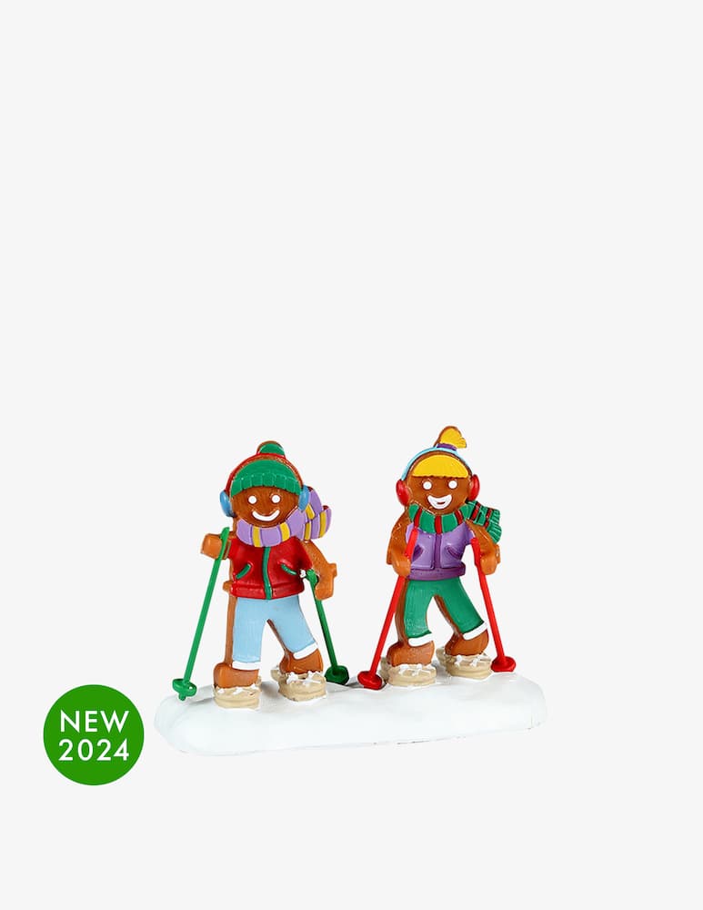 Lemax Passeggiatori con le racchette da neve, Sugar 'N' Spice - immagine 1 Lemax Passeggiatori con le racchette da neve, Sugar 'N' Spice - immagine 1