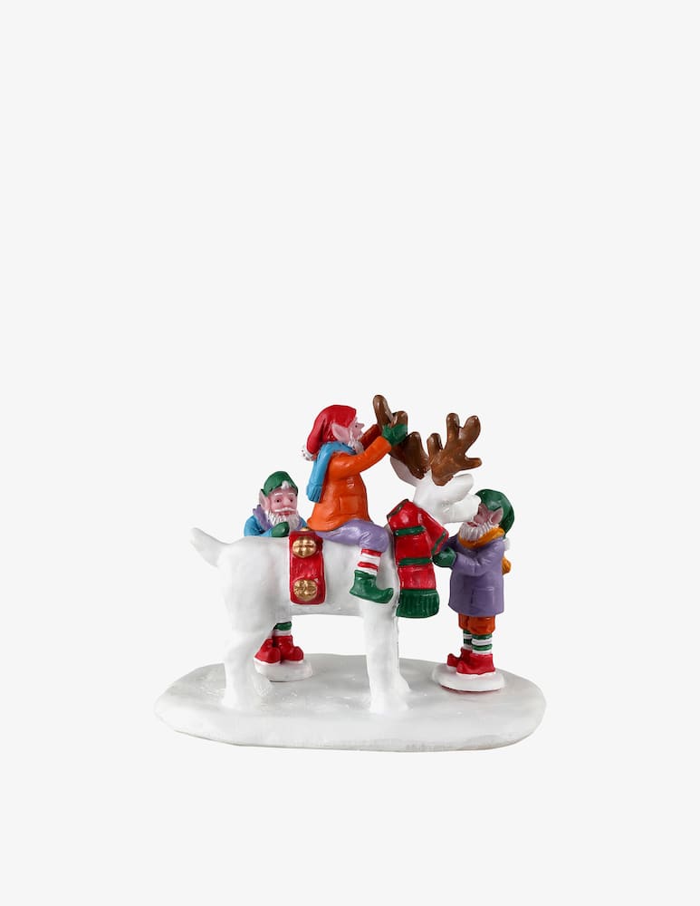 Lemax Reindeer Snowman Santa'S Wonderland - immagine 4 Lemax Reindeer Snowman Santa'S Wonderland - immagine 4