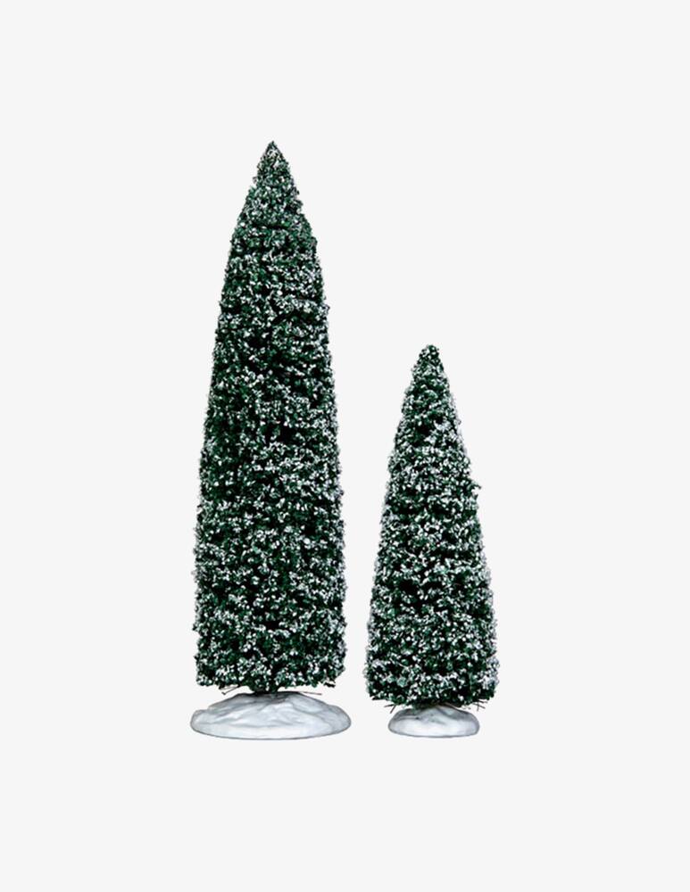 rinascente Lemax Snowy Juniper Tree Large & Medium Set 2pz General