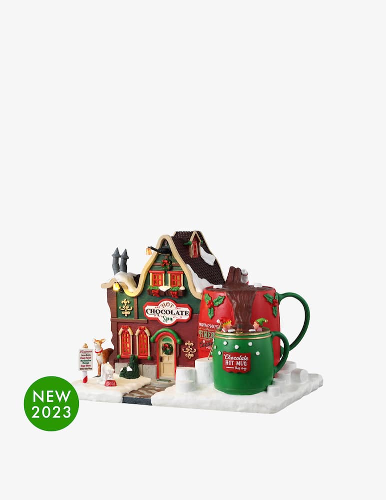rinascente Lemax Hot Chocolate Spa Santa'S Wonderland
