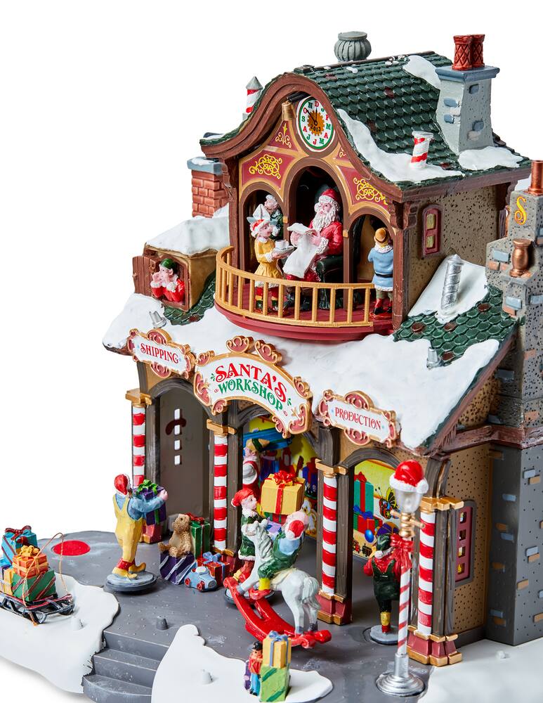 rinascente Lemax Santa'S Workshop With 4.5V Adaptor Sights & Sounds