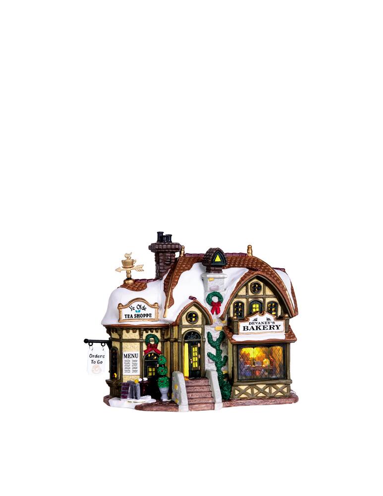 rinascente Lemax Devaney'S Bakery Led Lighted Buildings