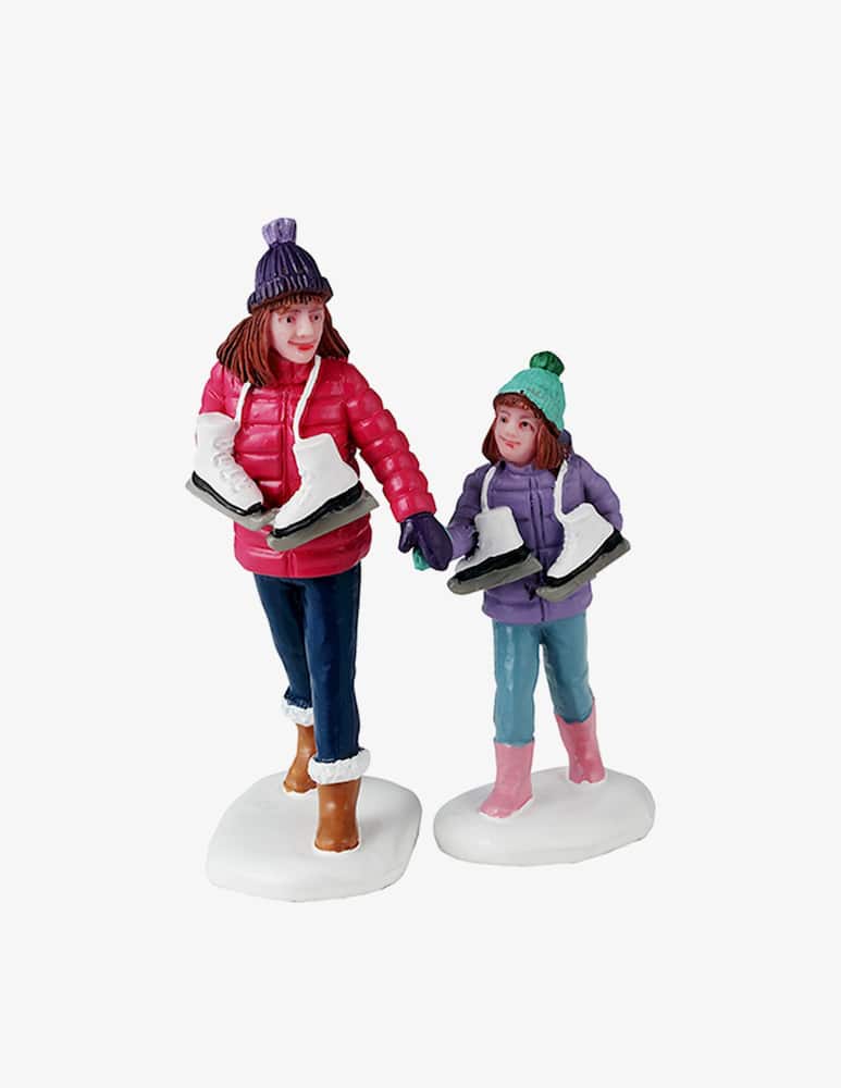 rinascente Lemax Skating Sisters Set 2pz Vail Village
