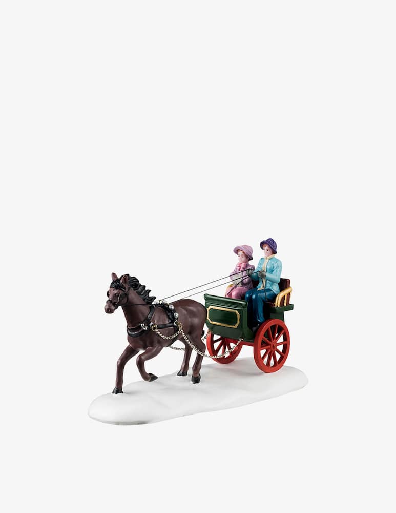 Lemax Giro in carrozza invernale, Caddington Village - immagine 1