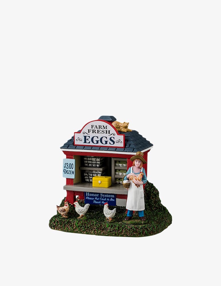 rinascente Lemax Egg-Cellent Egg Stand, Harvest Crossing