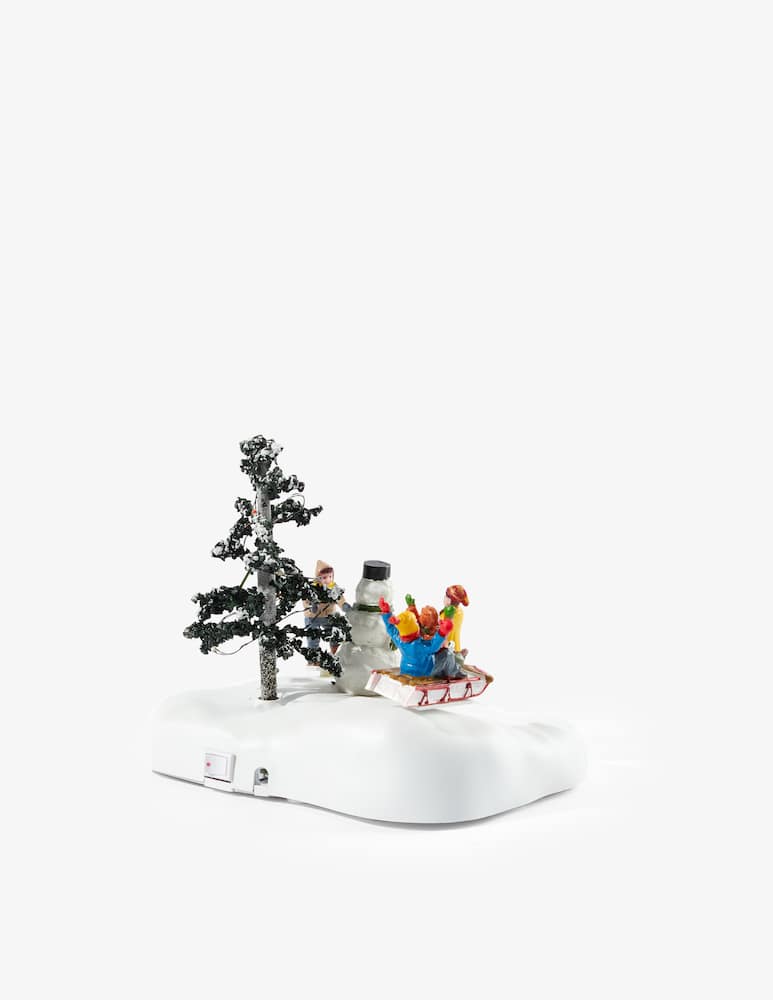 Lemax Frolic In The Snow battery Operated General - immagine 3