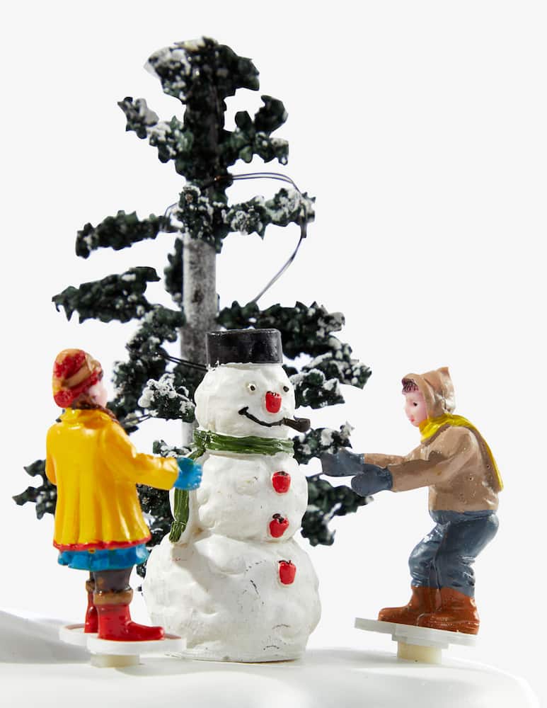Lemax Frolic In The Snow battery Operated General - immagine 4