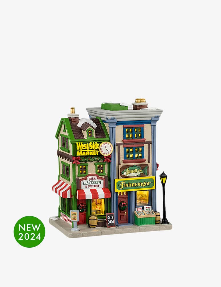Lemax Negozi del mercato del West Side, Caddington Village - immagine 1 Lemax Negozi del mercato del West Side, Caddington Village - immagine 1
