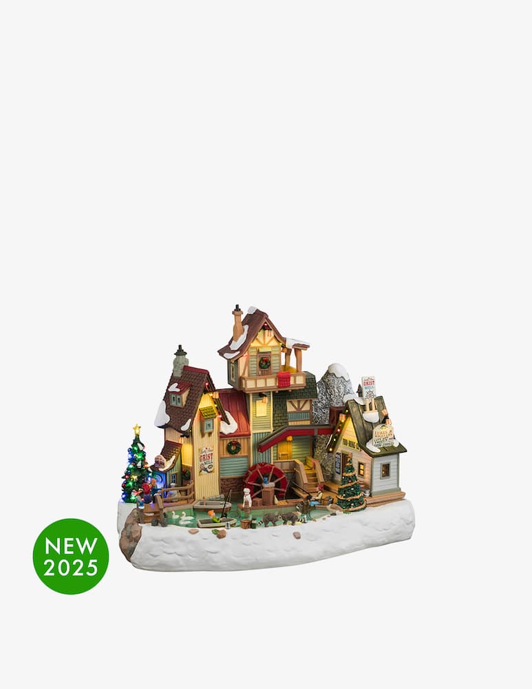 rinascente Lemax The Rocky River Grist Mill Harvest Crossing