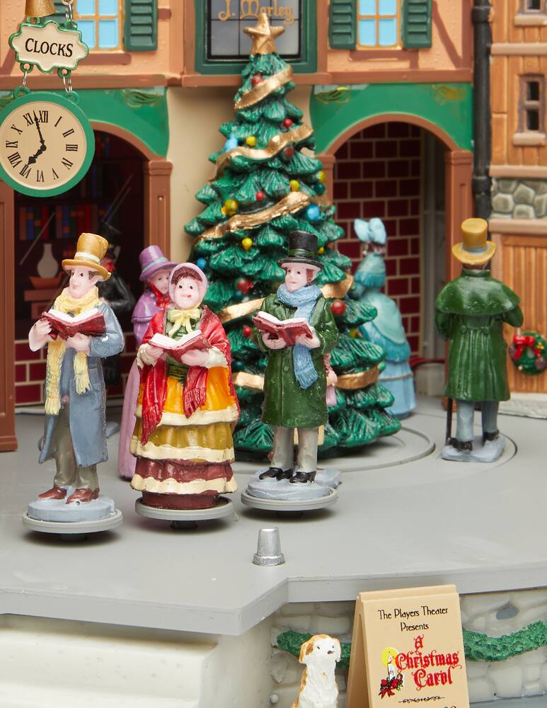 rinascente Lemax A Christmas Carol Play Adaptor villaggio con musica