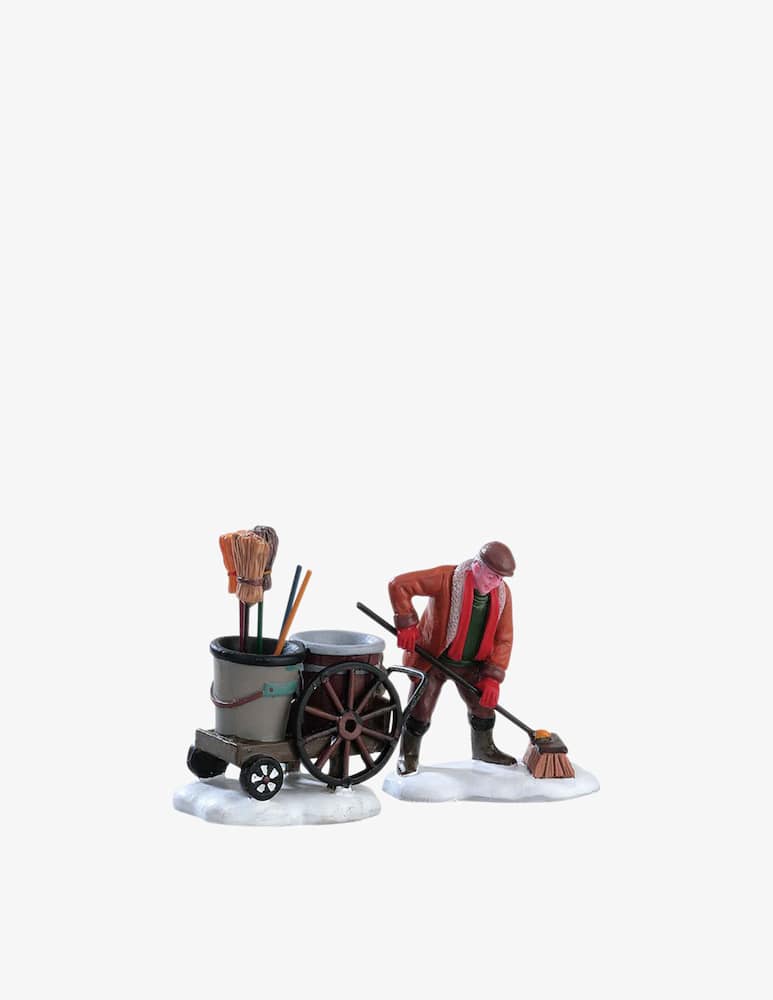 Lemax Street Sweeper Set 2pz General - immagine 1 Lemax Street Sweeper Set 2pz General - immagine 1