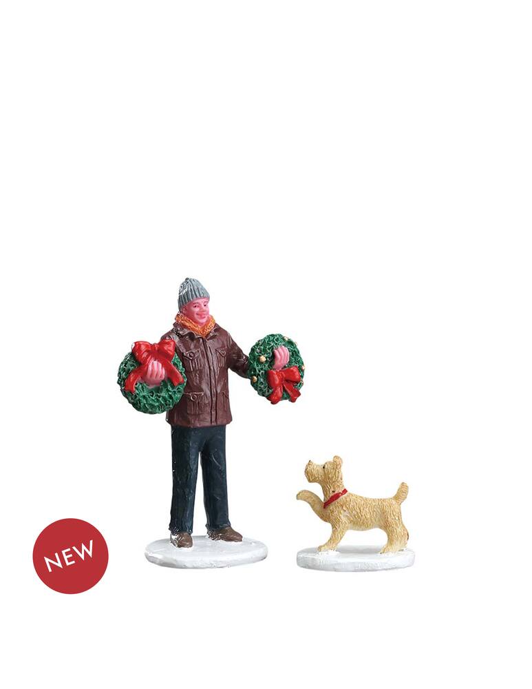 rinascente Lemax Tree Lot Figure Set Of 2 Vail Village