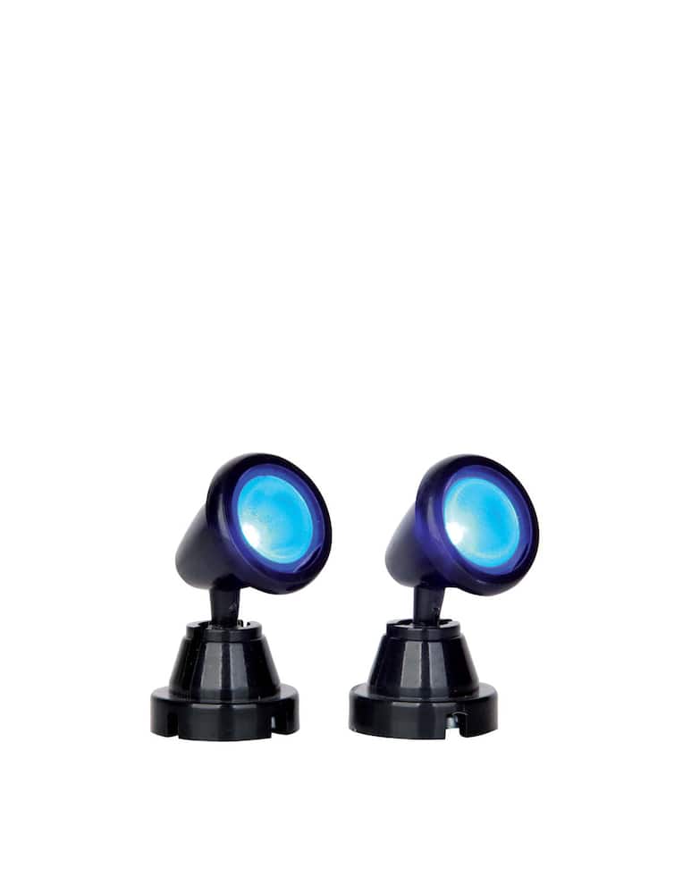 rinascente Lemax Faretto Tondo Blu Set Di 2 General