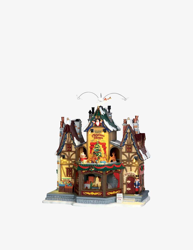 rinascente Lemax Holiday Hamlet Christmas Shopper Caddington Village