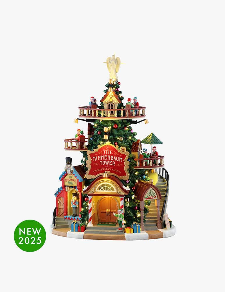 rinascente Lemax The Tannenbaum Tower Christmas Shops Santa'S Wonderland