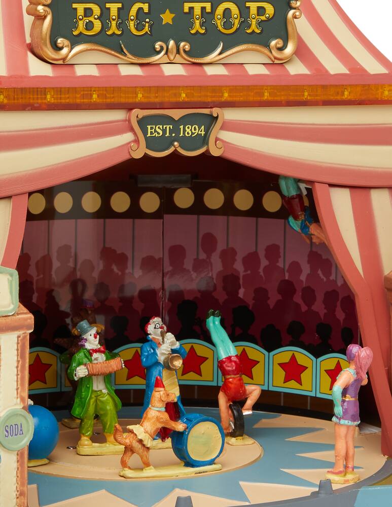 rinascente Lemax Berry Brothers Big Top Adaptor villaggio con musica - Multicolor