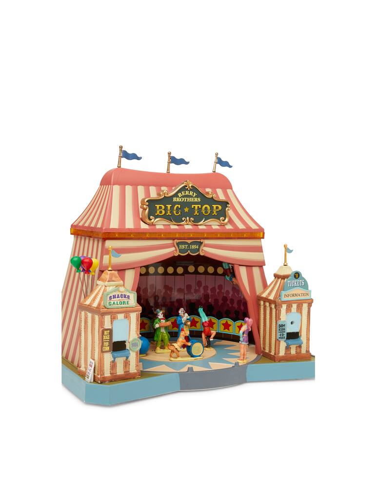 rinascente Lemax Berry Brothers Big Top Adaptor villaggio con musica - Multicolor