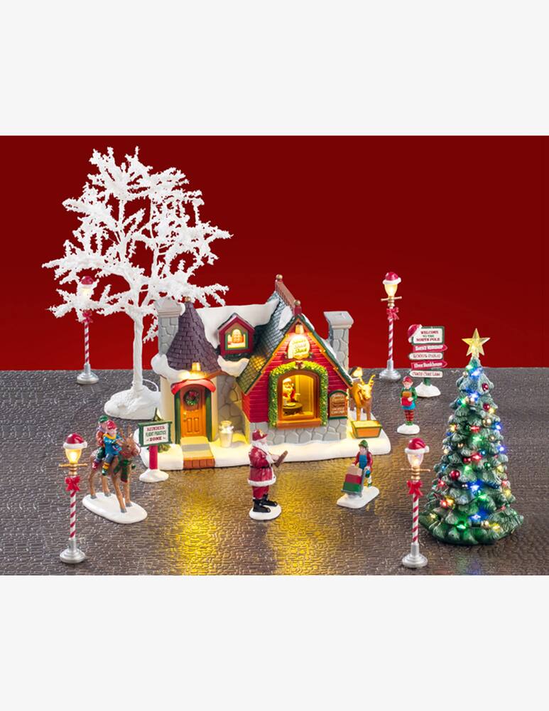 rinascente Lemax Chiosco spuntini di Babbo Natale Set Santa'S Wonderland