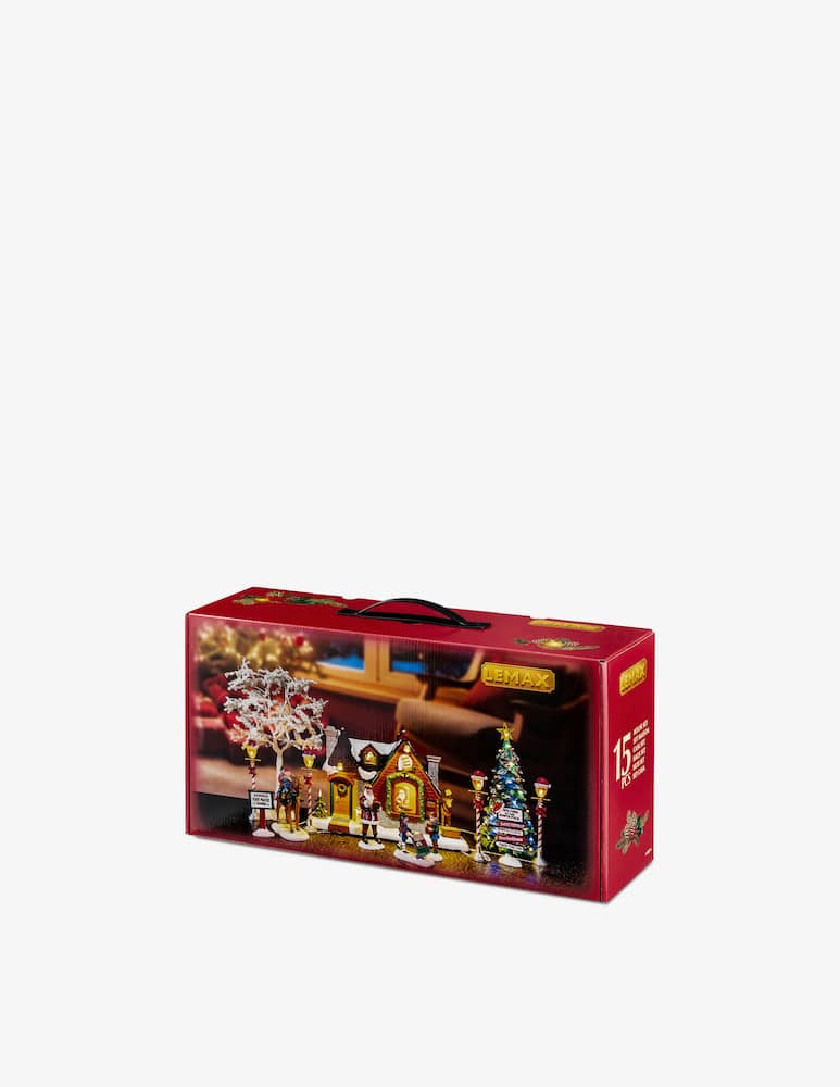 rinascente Lemax Chiosco spuntini di Babbo Natale Set Santa'S Wonderland