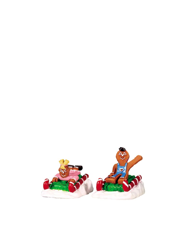 rinascente Lemax Sweet Sledding set di 2 personaggi - Multicolor