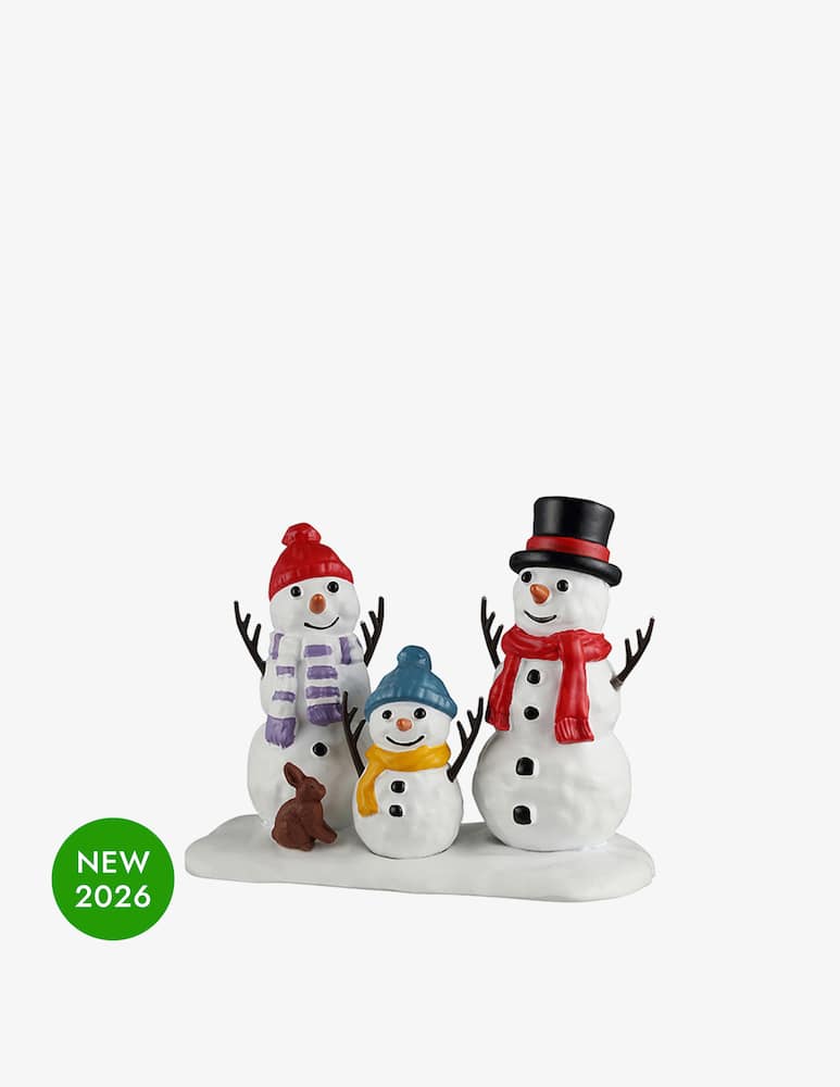 rinascente Lemax Snowman Family Santa'S Wonderland
