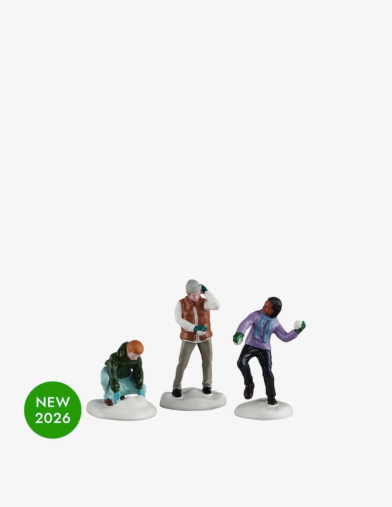 rinascente Lemax Snowball Fight Set 3pz General