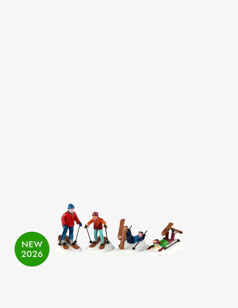 rinascente Lemax Ski School Lessons Set 4pz Vail Village