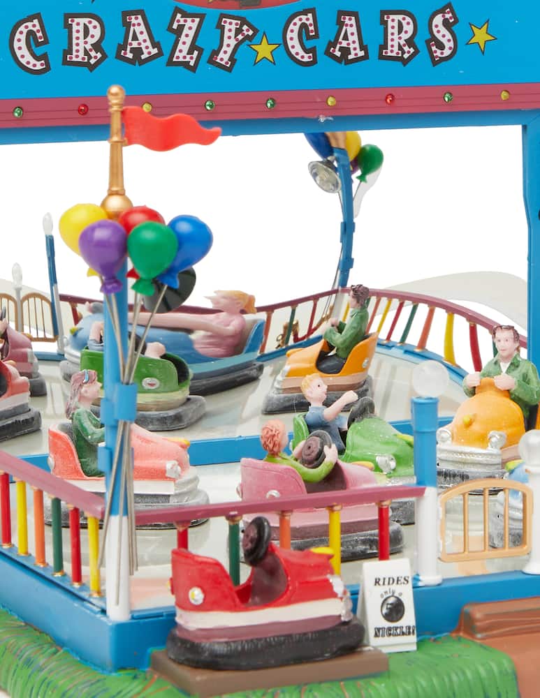 rinascente Lemax Crazy Cars Adaptor Ver.2 villaggio con musica
