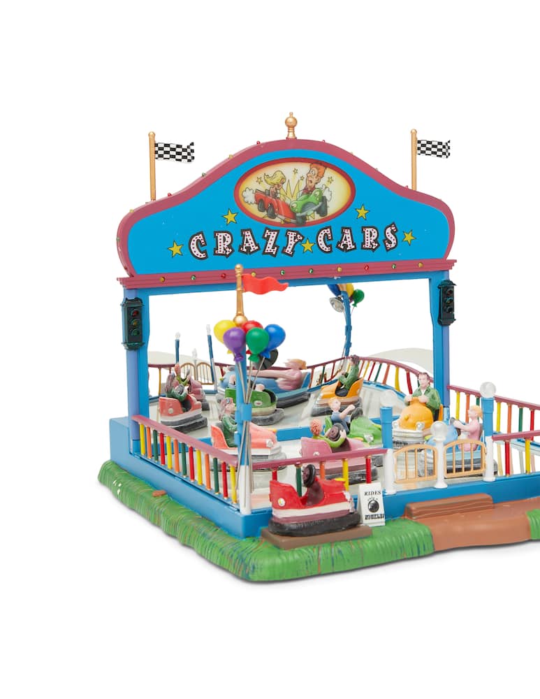 rinascente Lemax Crazy Cars Adaptor Ver.2 villaggio con musica