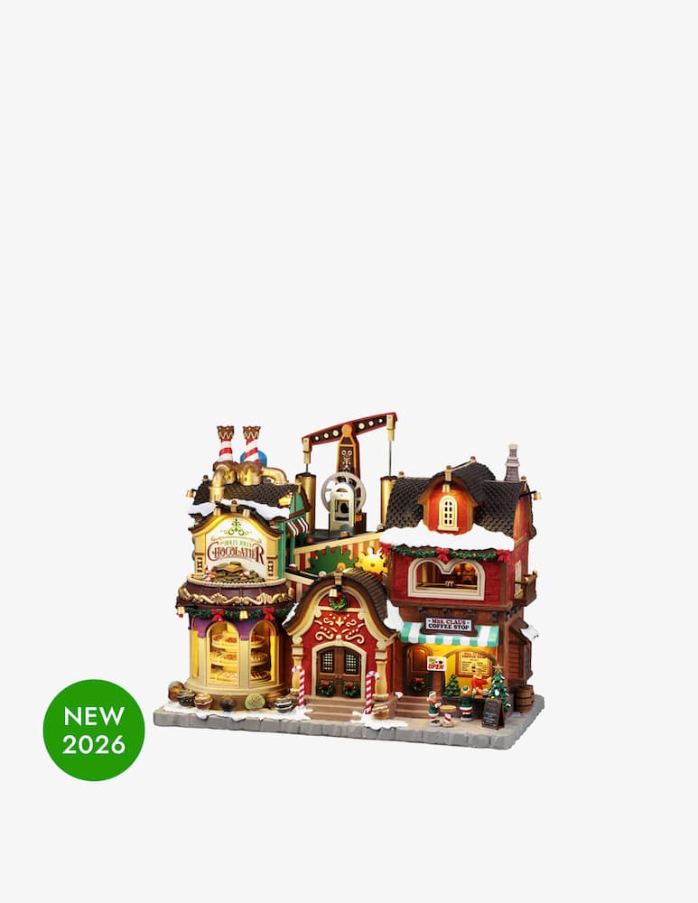 rinascente Lemax Holly Jolly Chocolatier&Mrs. Claus Coffee Shop S. Wonderland