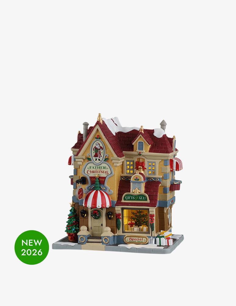 rinascente Lemax Father Christmas Gift Shop Caddington Village