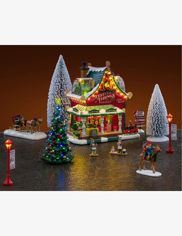 Lemax Festive Tidings Nursery Set Villaggio Santa'S Wonderland - immagine 2 Lemax Festive Tidings Nursery Set Villaggio Santa'S Wonderland - immagine 2