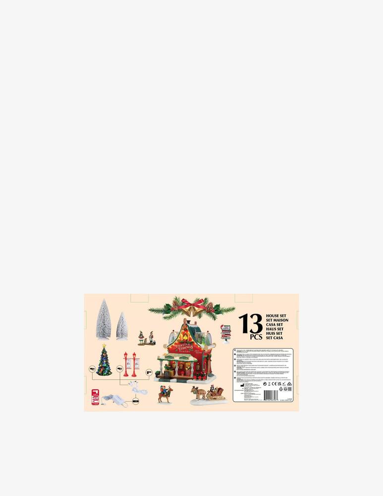 rinascente Lemax Festive Tidings Nursery  Set Villaggio Santa'S Wonderland
