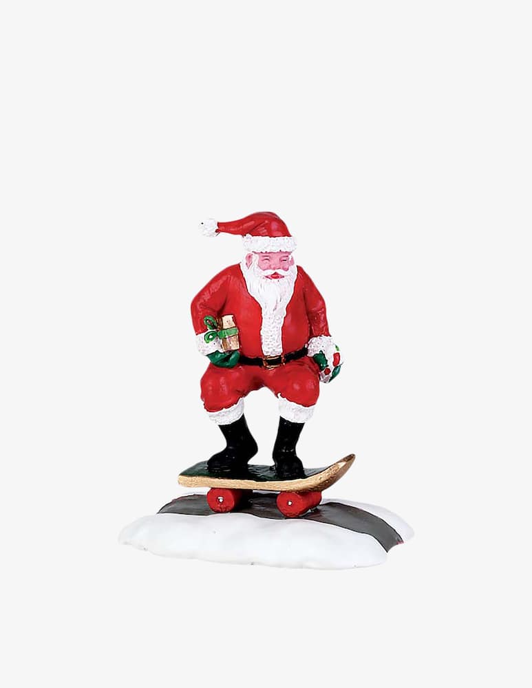 Lemax Babbo Natale in skateboard, General - immagine 1 Lemax Babbo Natale in skateboard, General - immagine 1