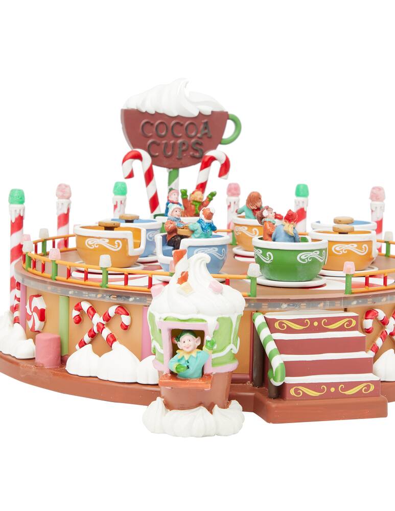 rinascente Lemax Cocoa Cups Set Of 2 With 4.5V Adaptor Sights & Sounds