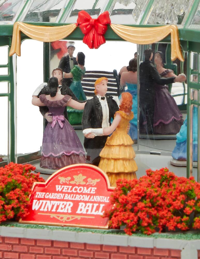 rinascente Lemax The Garden Ballroom villaggio con musica e animazione