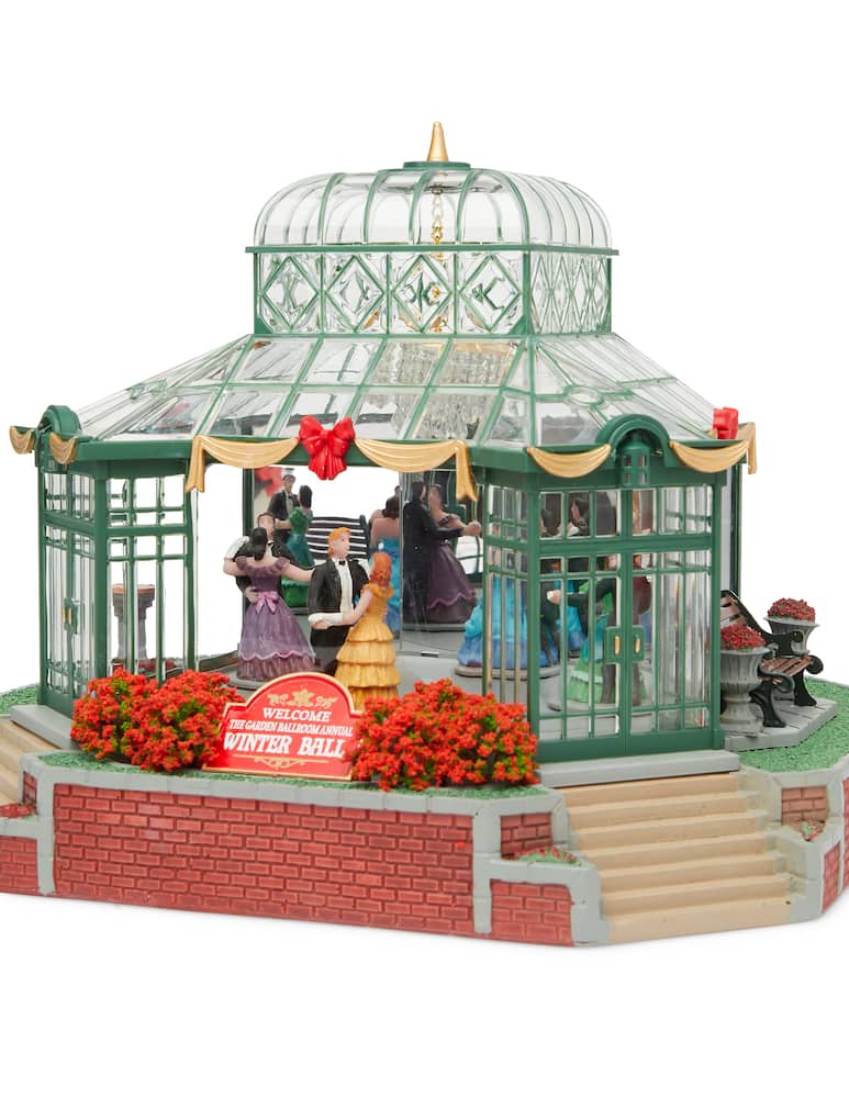 rinascente Lemax The Garden Ballroom villaggio con musica e animazione