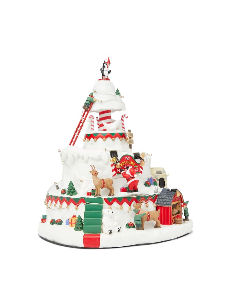 rinascente Lemax North Pole Tower Adaptor Sights & Sounds - Multi