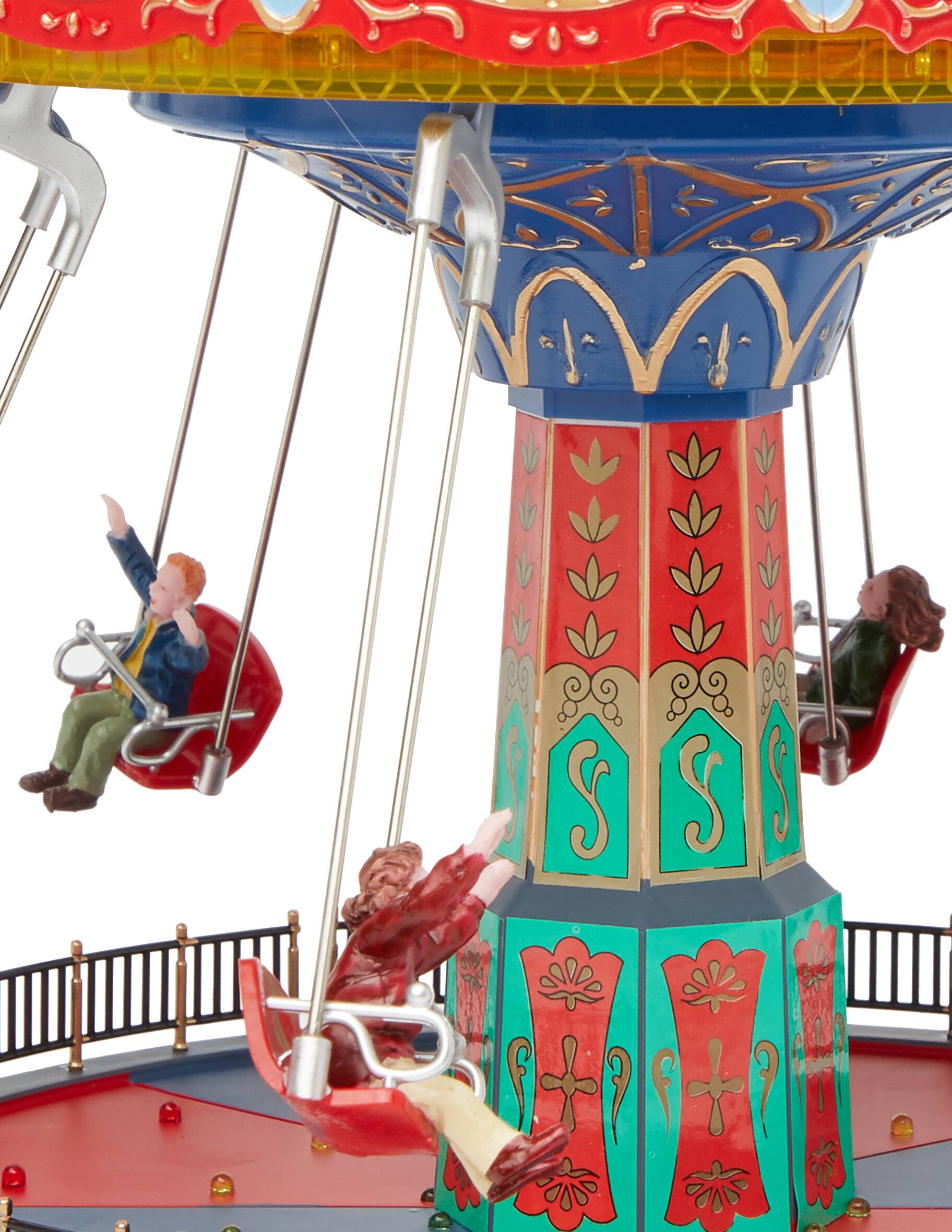 Shop Lemax The Sky Swing With 4.5V Adaptor Sights & Sounds - Multi